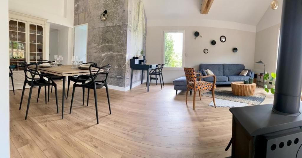 Proche Centre Ville, Gite 4 Etoiles Avec Piscine 第戎 外观 照片