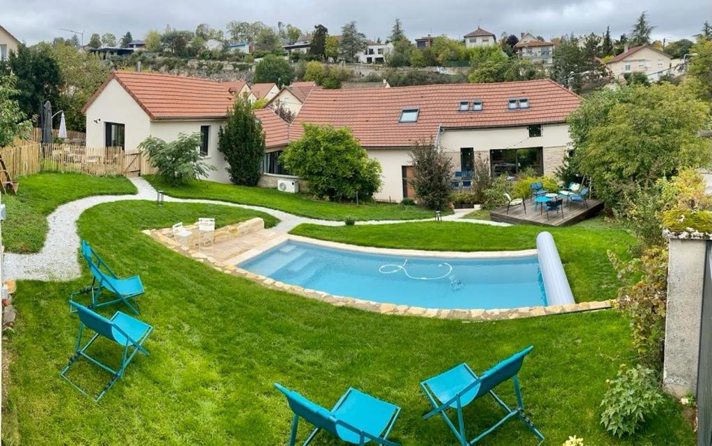 Proche Centre Ville, Gite 4 Etoiles Avec Piscine 第戎 外观 照片